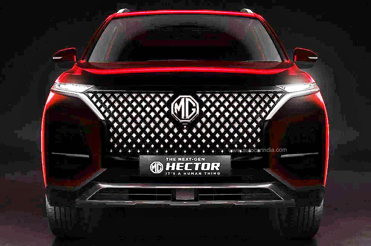 MG Hector facelift teaser 